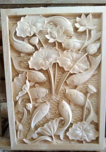 Relief Koi