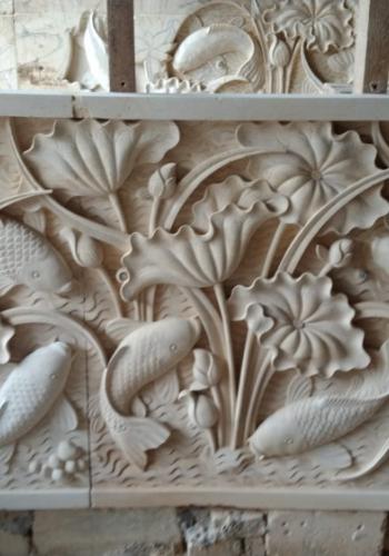 Relief Koi