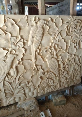 Relief Burung Dan Alam
