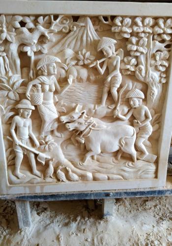 Relief Petani dan Sawah