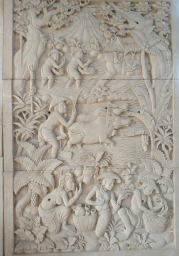 Relief Petani dan Sawah