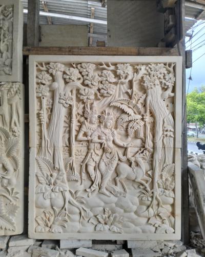 Relief Ramayana Bali Modern