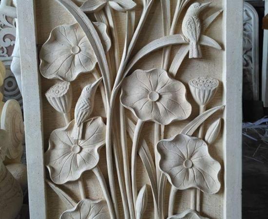 Hiasan Dekorasi Rumah motif Lotus