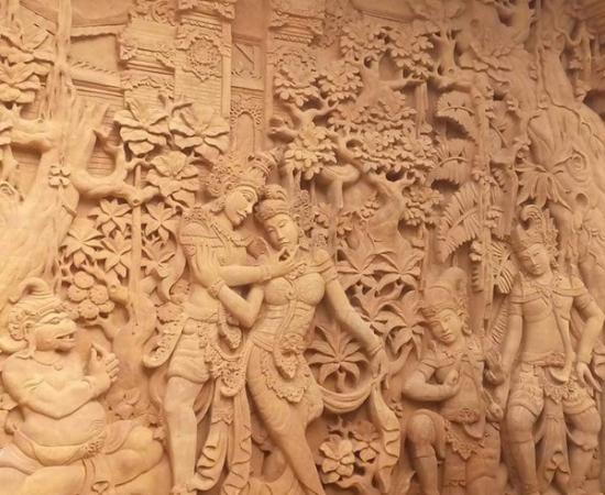 Dekorasi Rumah Mewah Motif Ramayana