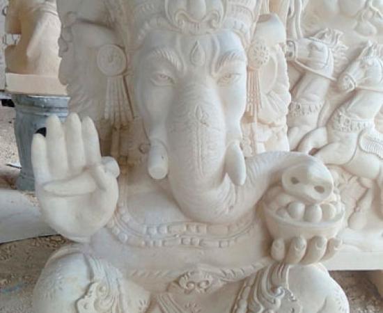 Patung Ukiran Bali Motif Ganesha