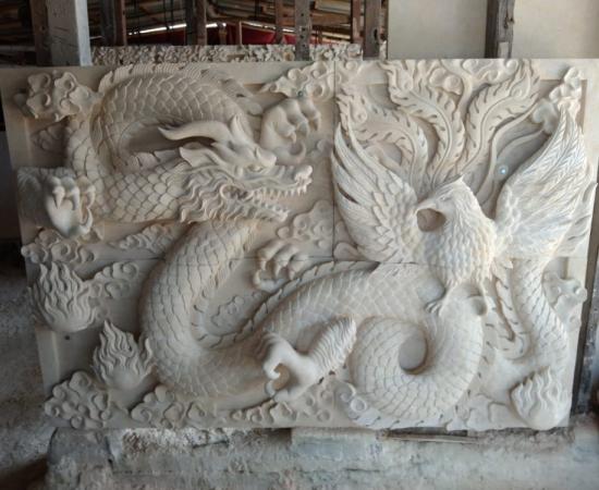 Relief Pewayangan Naga