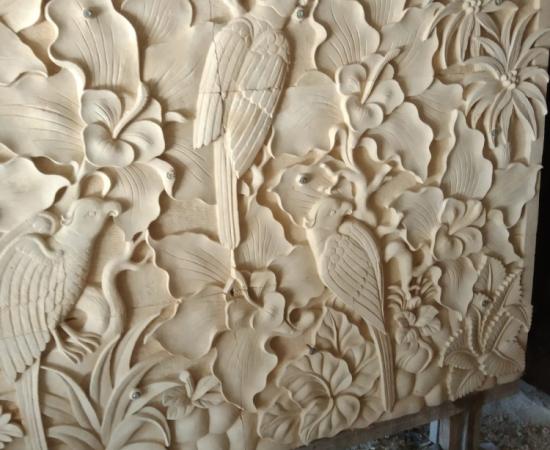 Relief Burung Dan Alam