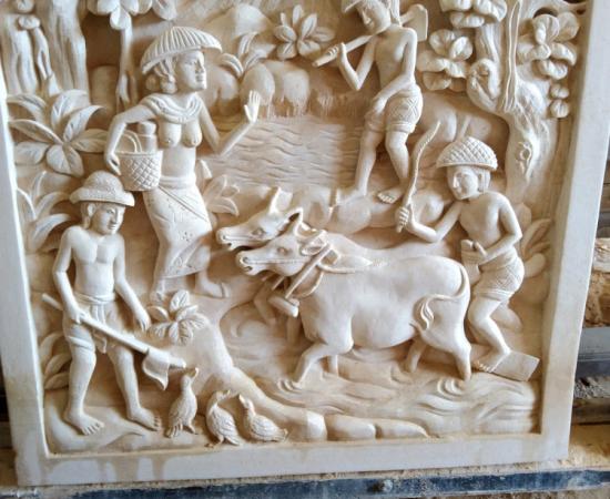 Relief Petani dan Sawah