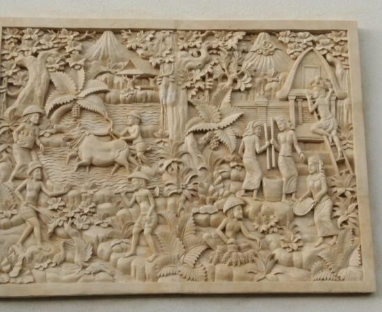 Relief Petani dan Sawah