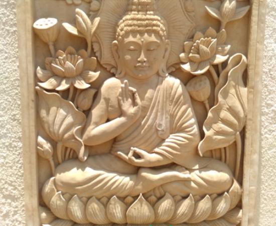 Jual Relief Ukiran Dinding Motif Patung Buddha