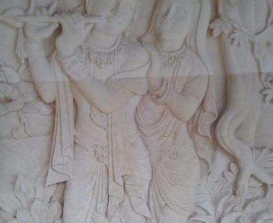 Hiasan dinding Rumah motif Krisna Radha