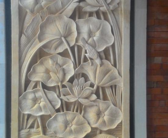 Harga Relief dinding Rumah Motif Lotus