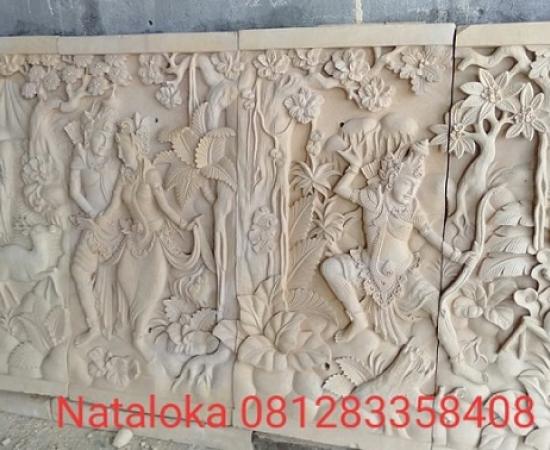 Relief Dinding Rumah Motif Ramayana
