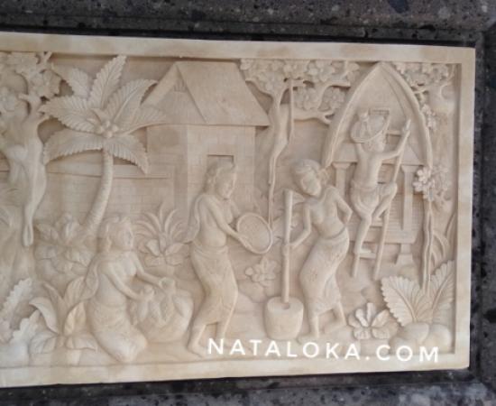 Jual Relief Dinding Dekorasi Rumah Motif Tradisi Tempo Dulu