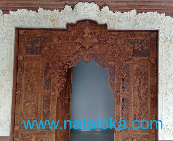 Relief Ukiran Untuk Bali Ornamen Penghias Pintu