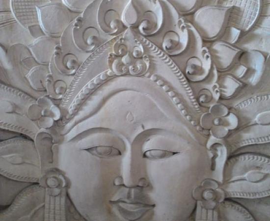 Relief wajah penari